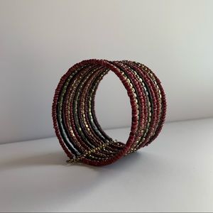 Seed Bead Cuff Bracelet